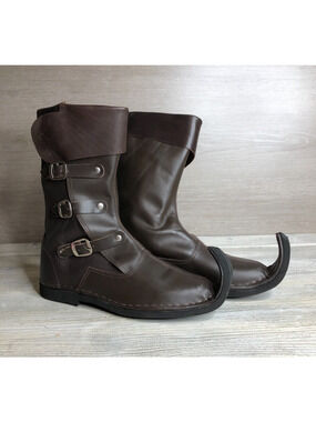 Handmade | Shoes | Reenact Medieval Leather Boots For  display picture 1